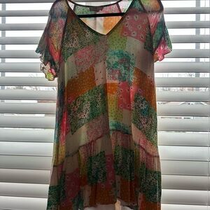 Floral Patchwork dress
